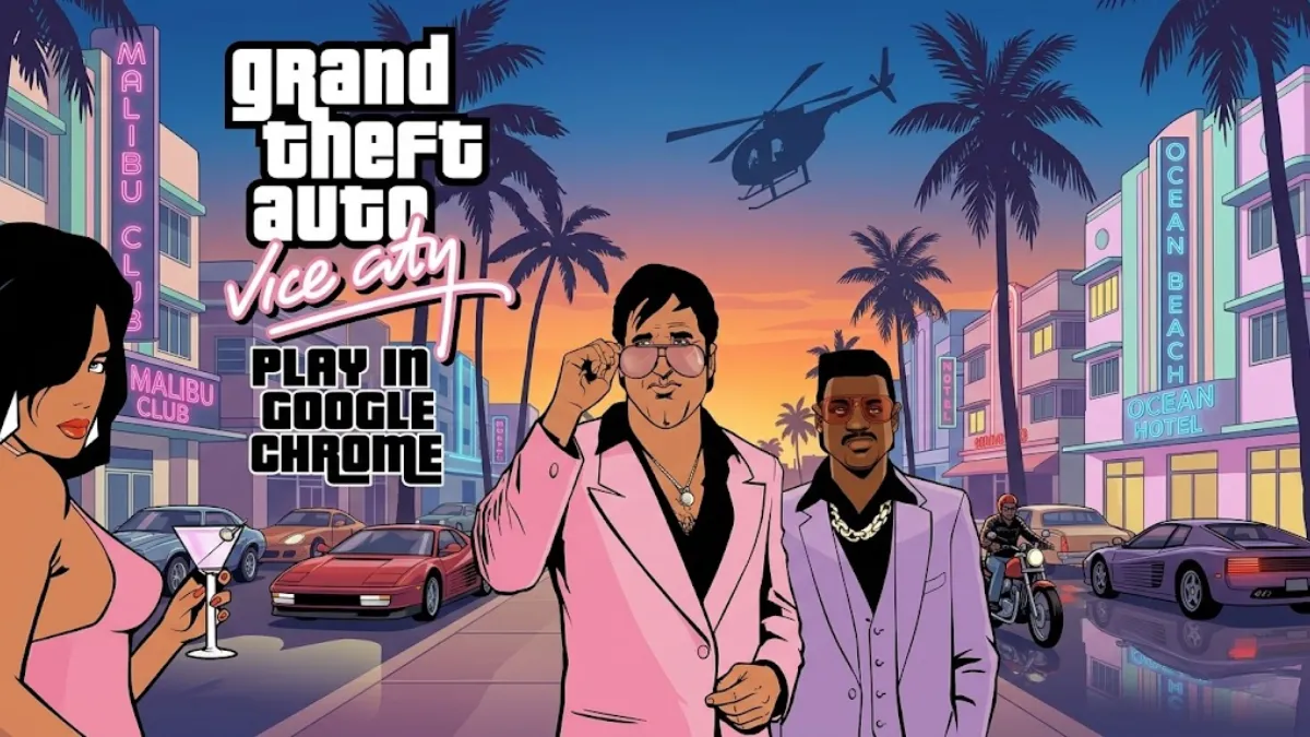 GTA Vice City In Google Chrome