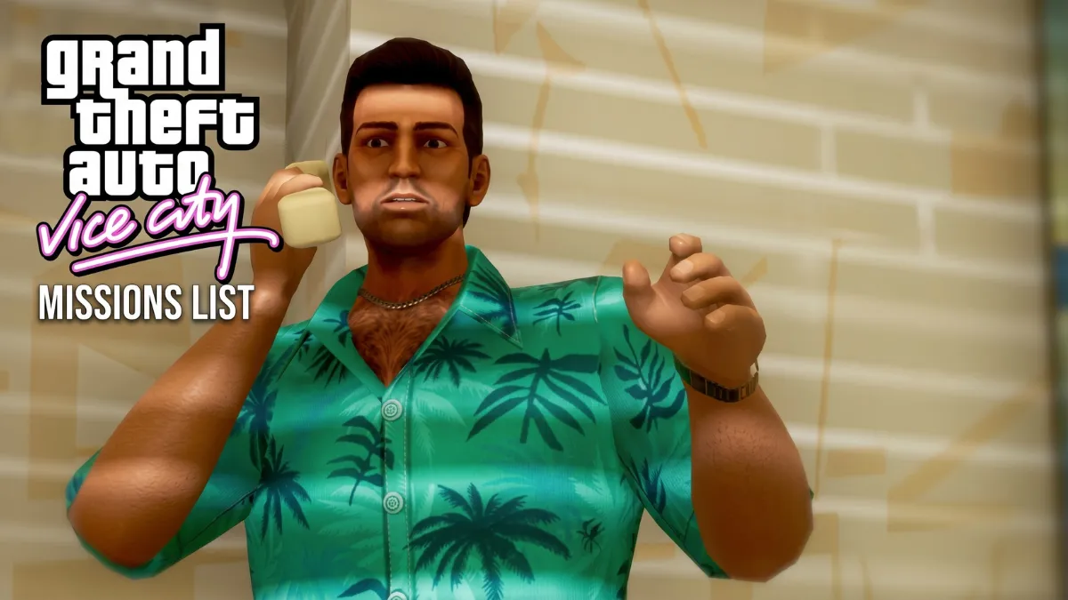 GTA Vice City Missions List Guide