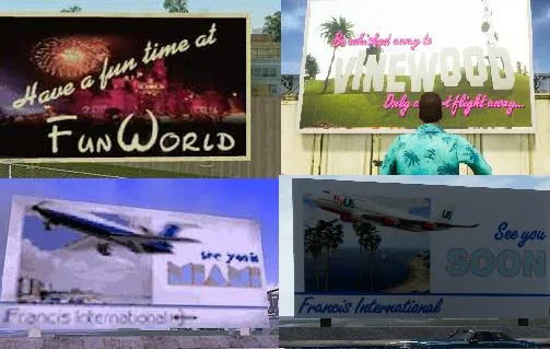 Strange Billboard Messages